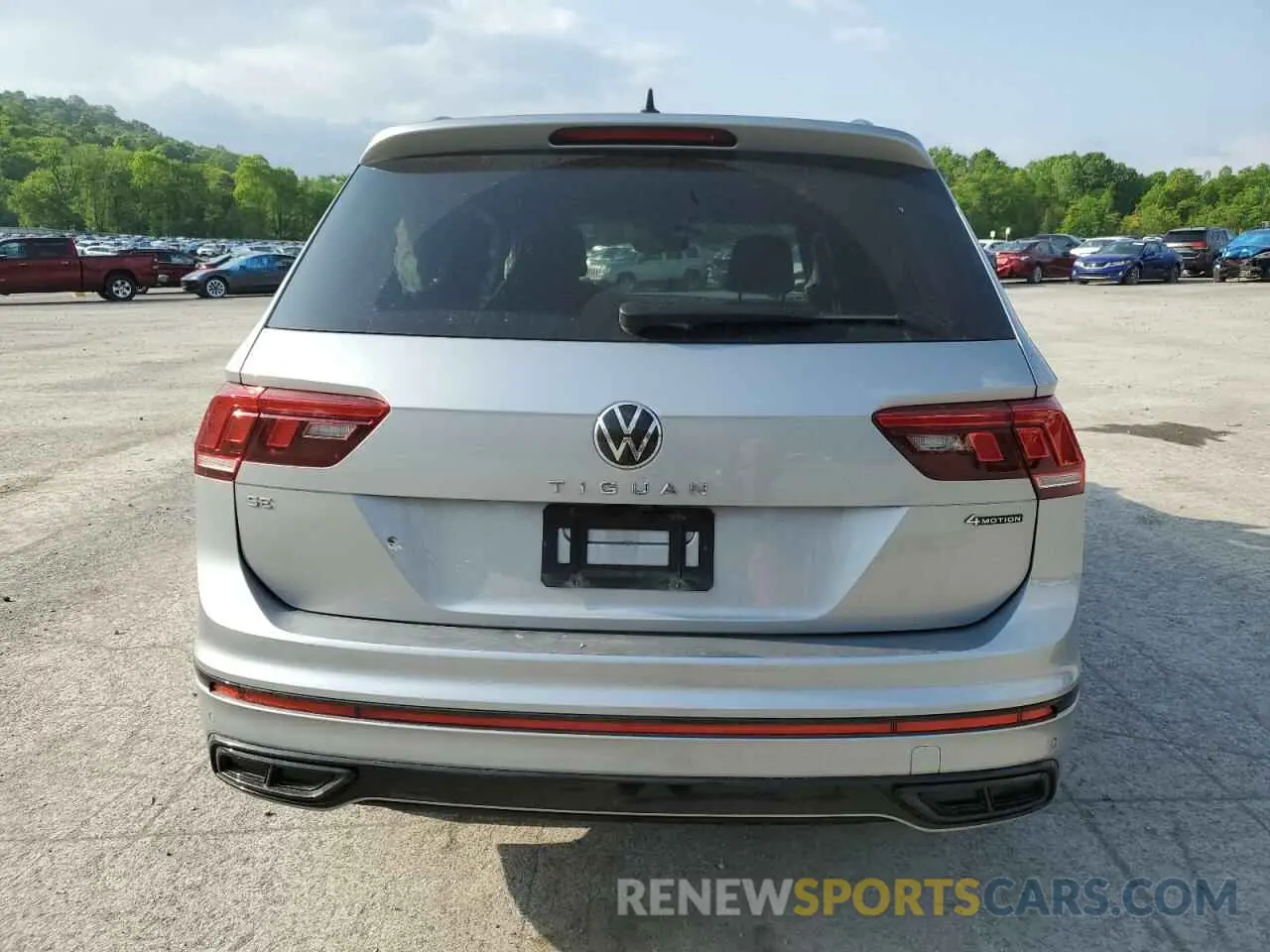6 fotografías del automóvil dañado 3VV8B7AX2NM061826 VOLKSWAGEN TIGUAN 2022