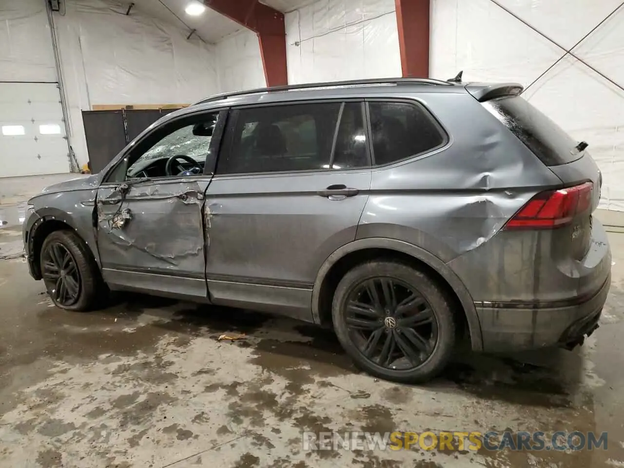 2 fotografías del automóvil dañado 3VV8B7AX3NM095130 VOLKSWAGEN TIGUAN 2022