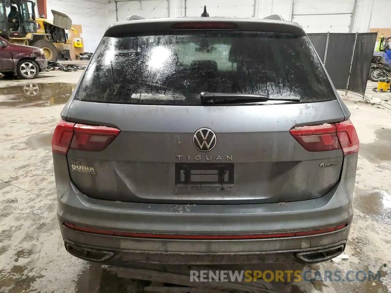 6 fotografías del automóvil dañado 3VV8B7AX3NM095130 VOLKSWAGEN TIGUAN 2022