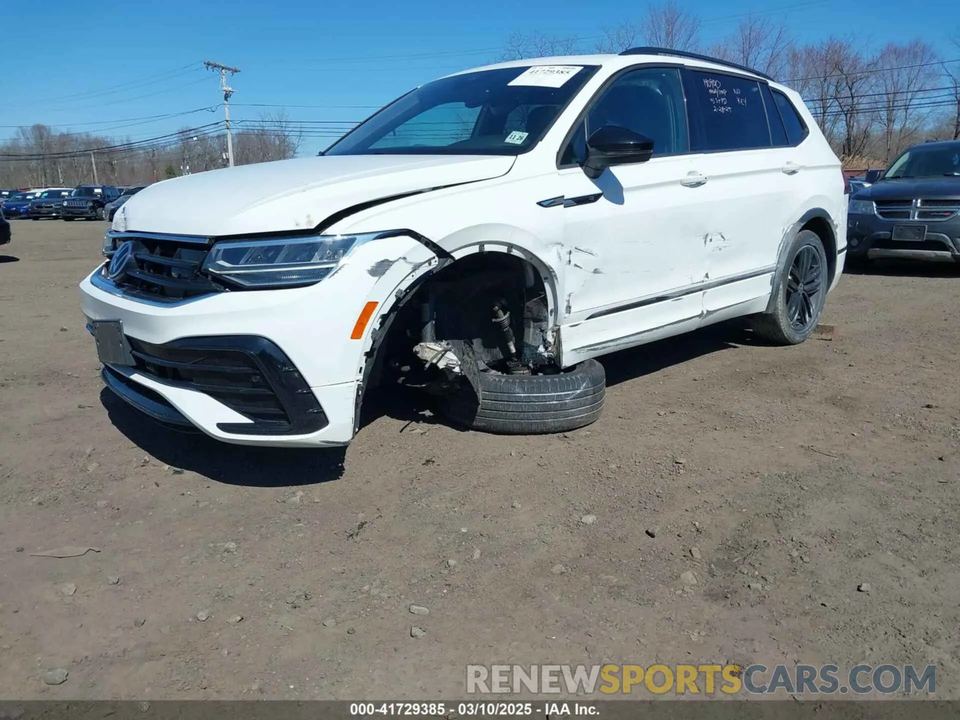 6 fotografías del automóvil dañado 3VV8B7AX4NM027208 VOLKSWAGEN TIGUAN 2022