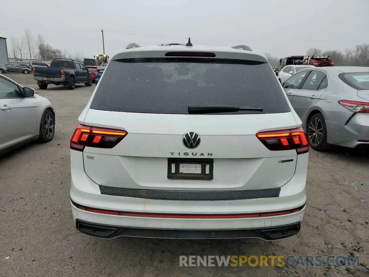 6 fotografías del automóvil dañado 3VV8B7AX4NM095511 VOLKSWAGEN TIGUAN 2022