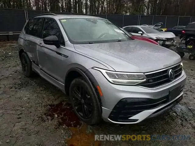 12 fotografías del automóvil dañado 3VV8B7AX4NM095539 VOLKSWAGEN TIGUAN 2022