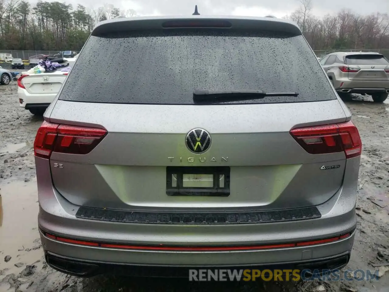 6 fotografías del automóvil dañado 3VV8B7AX4NM095539 VOLKSWAGEN TIGUAN 2022