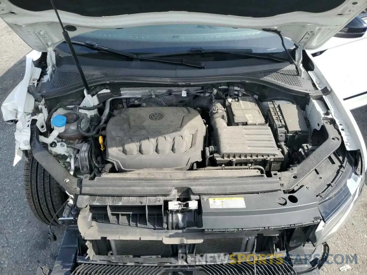 12 fotografías del automóvil dañado 3VV8B7AX5NM010062 VOLKSWAGEN TIGUAN 2022