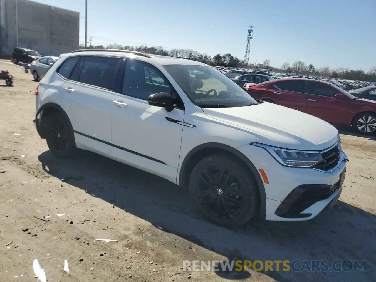 4 fotografías del automóvil dañado 3VV8B7AX5NM094495 VOLKSWAGEN TIGUAN 2022