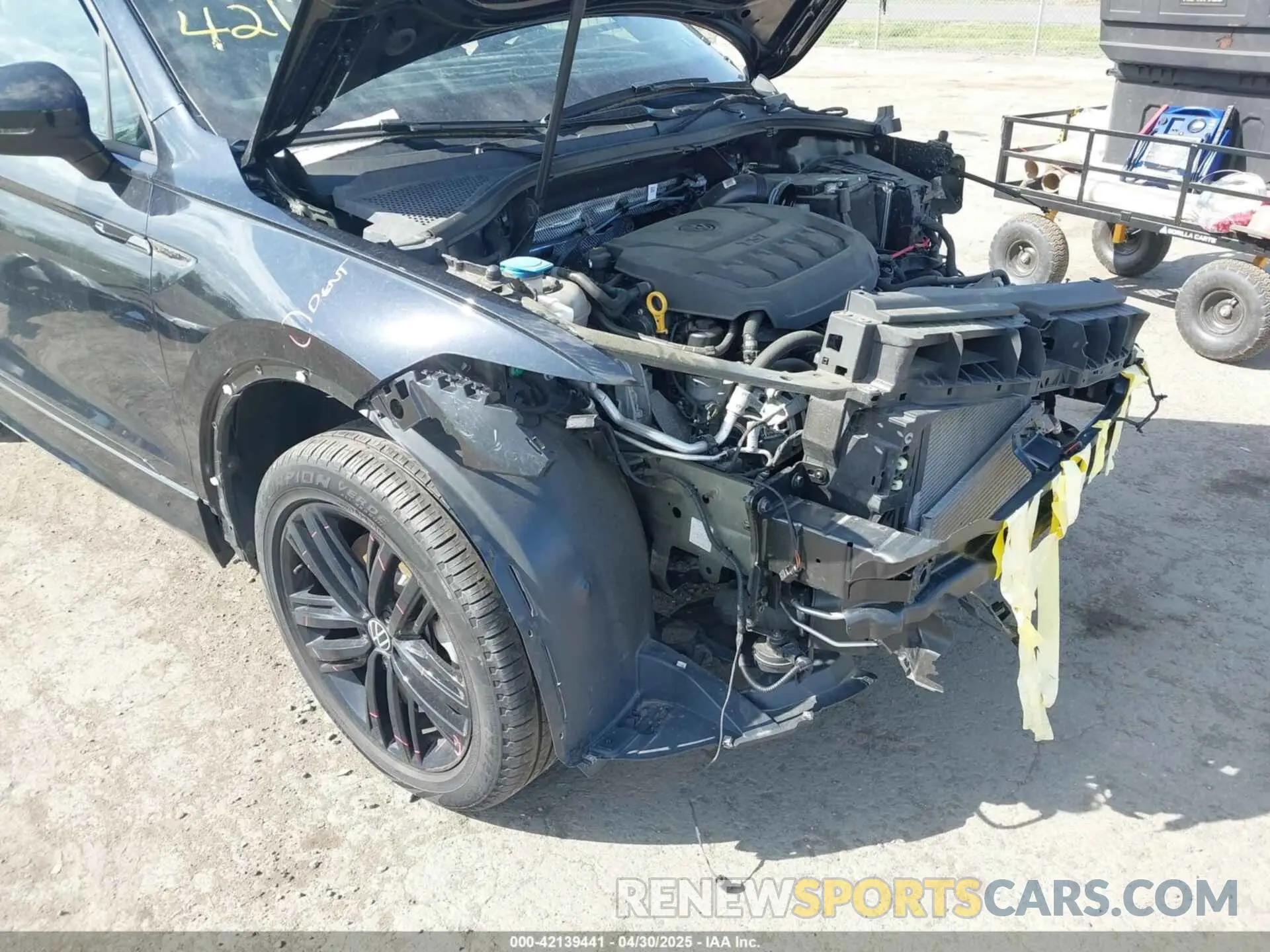 19 fotografías del automóvil dañado 3VV8B7AX8NM111161 VOLKSWAGEN TIGUAN 2022