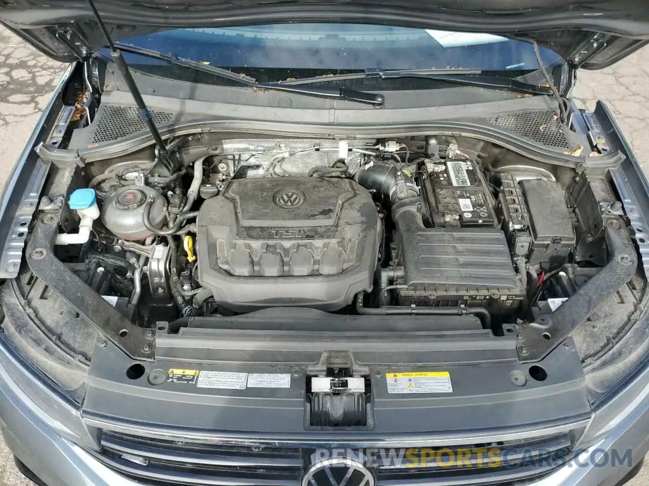 12 fotografías del automóvil dañado 3VV8B7AX9NM041704 VOLKSWAGEN TIGUAN 2022