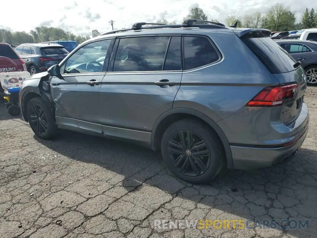 2 fotografías del automóvil dañado 3VV8B7AX9NM041704 VOLKSWAGEN TIGUAN 2022