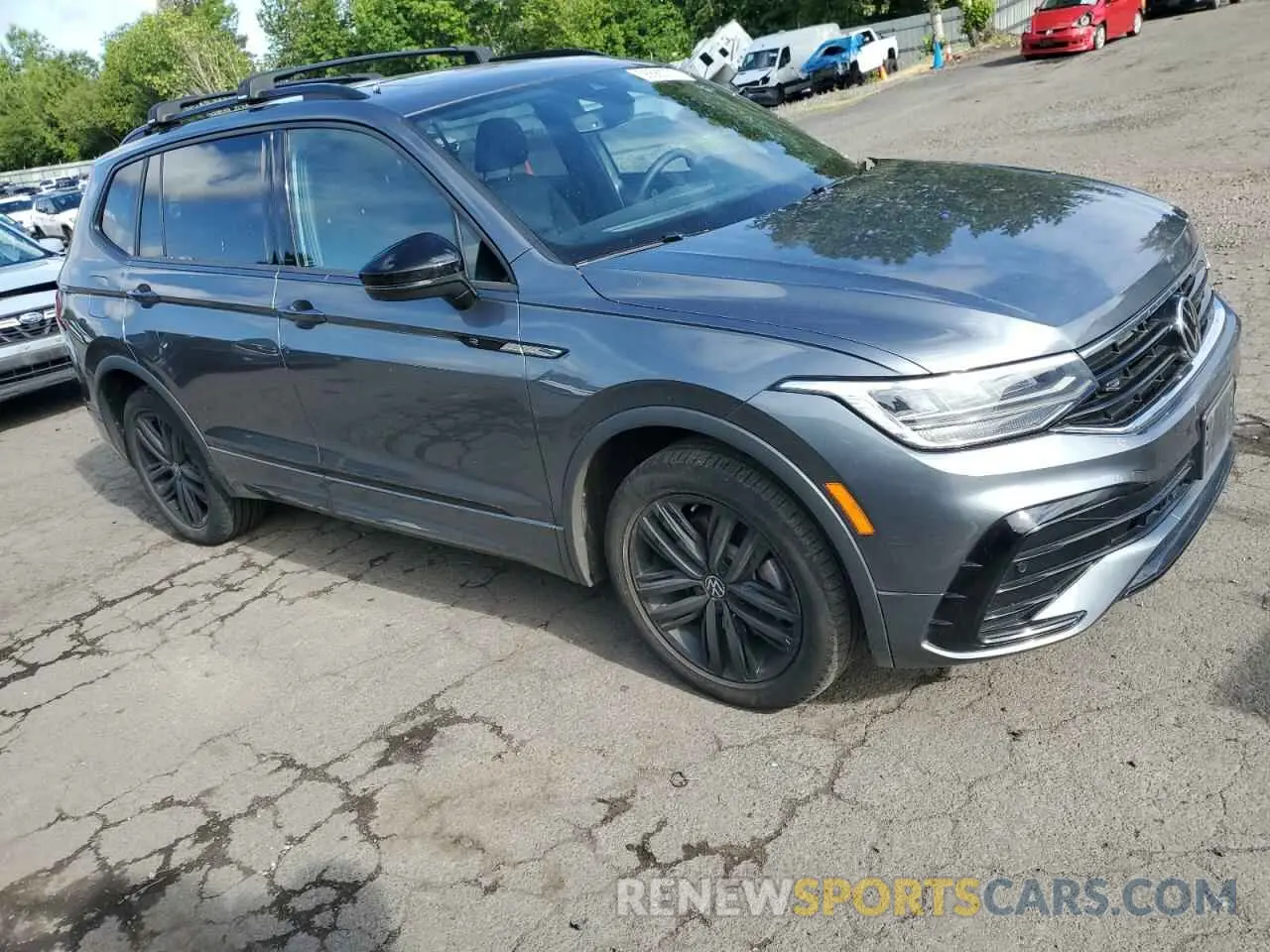 4 fotografías del automóvil dañado 3VV8B7AX9NM041704 VOLKSWAGEN TIGUAN 2022