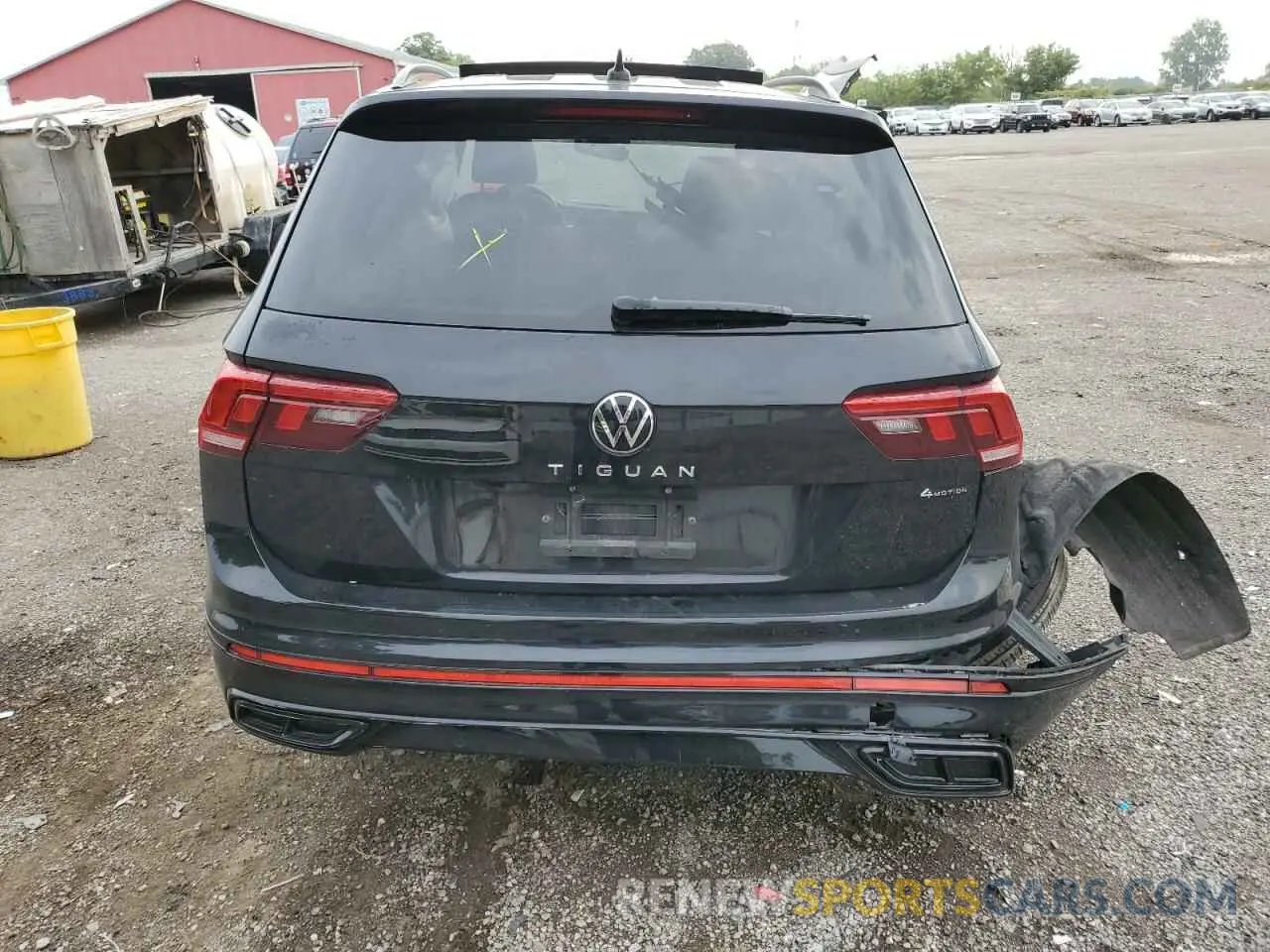 6 fotografías del automóvil dañado 3VV8B7AX9NM053318 VOLKSWAGEN TIGUAN 2022
