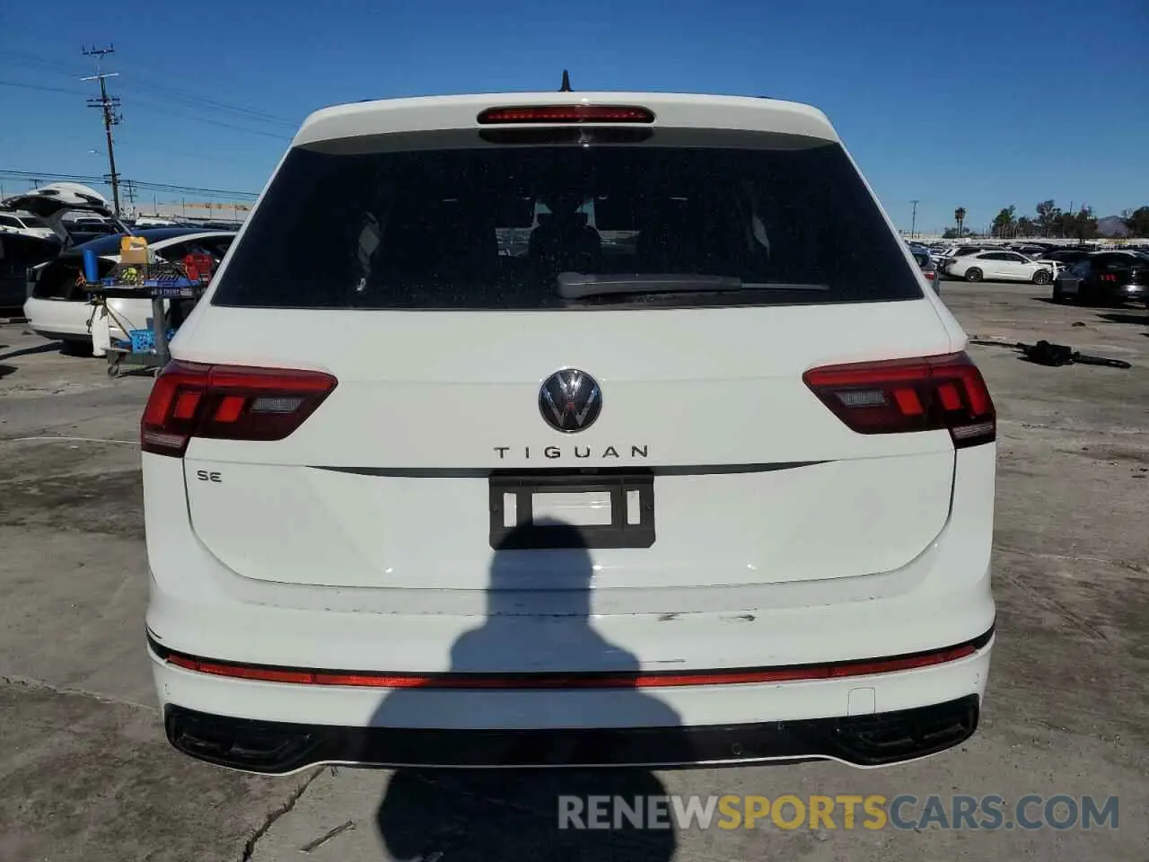 6 fotografías del automóvil dañado 3VVCB7AX0NM095371 VOLKSWAGEN TIGUAN 2022