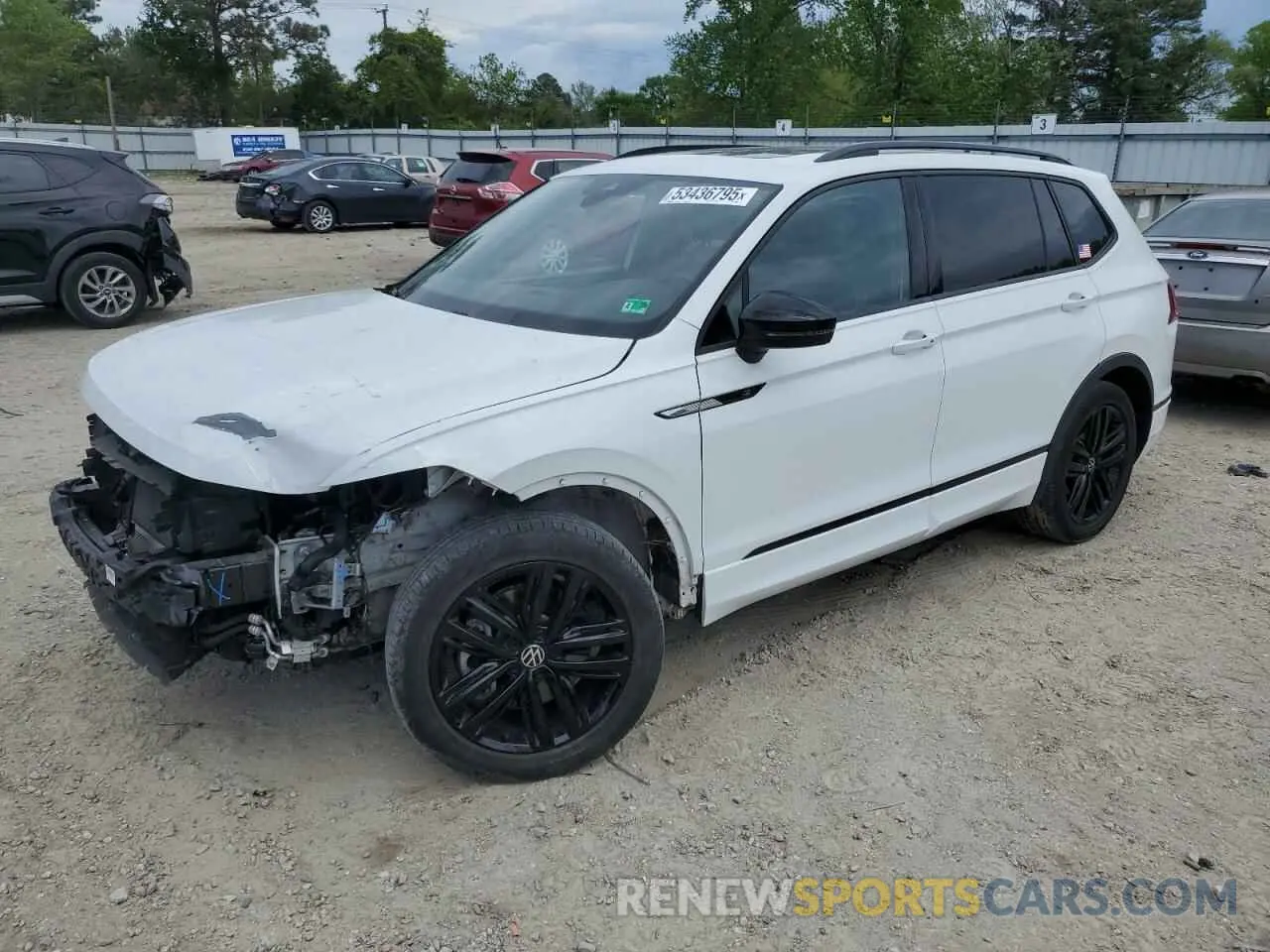 1 fotografías del automóvil dañado 3VVCB7AX0NM105476 VOLKSWAGEN TIGUAN 2022