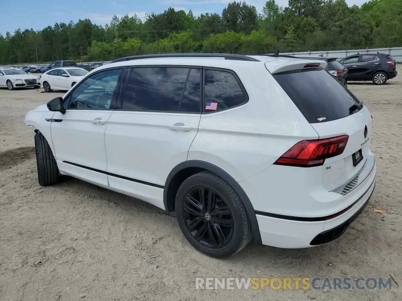 2 fotografías del automóvil dañado 3VVCB7AX0NM105476 VOLKSWAGEN TIGUAN 2022