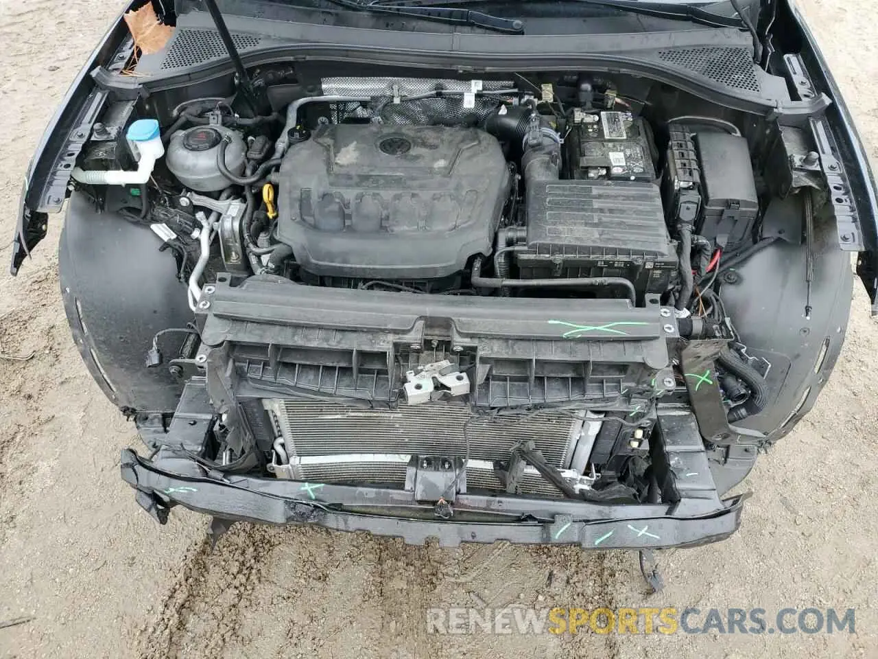 12 fotografías del automóvil dañado 3VVCB7AX1NM033977 VOLKSWAGEN TIGUAN 2022