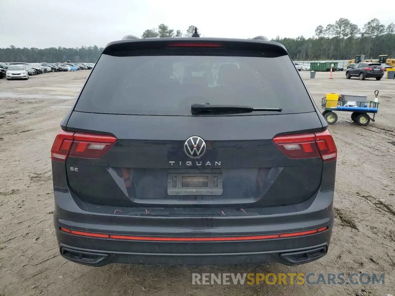 6 fotografías del automóvil dañado 3VVCB7AX1NM033977 VOLKSWAGEN TIGUAN 2022