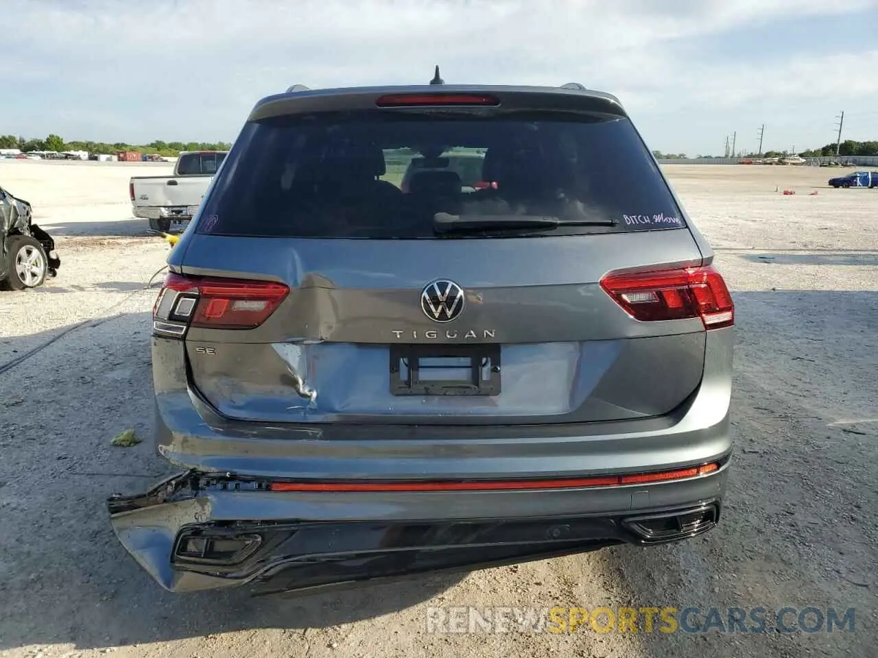 6 fotografías del automóvil dañado 3VVCB7AX2NM063439 VOLKSWAGEN TIGUAN 2022