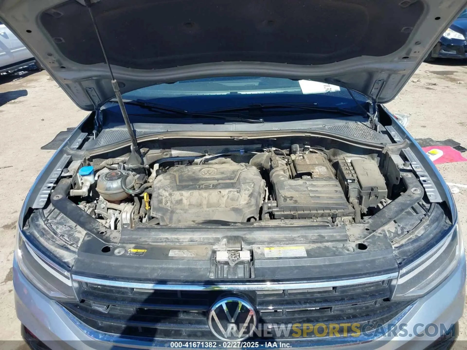 10 fotografías del automóvil dañado 3VVCB7AX4NM008121 VOLKSWAGEN TIGUAN 2022
