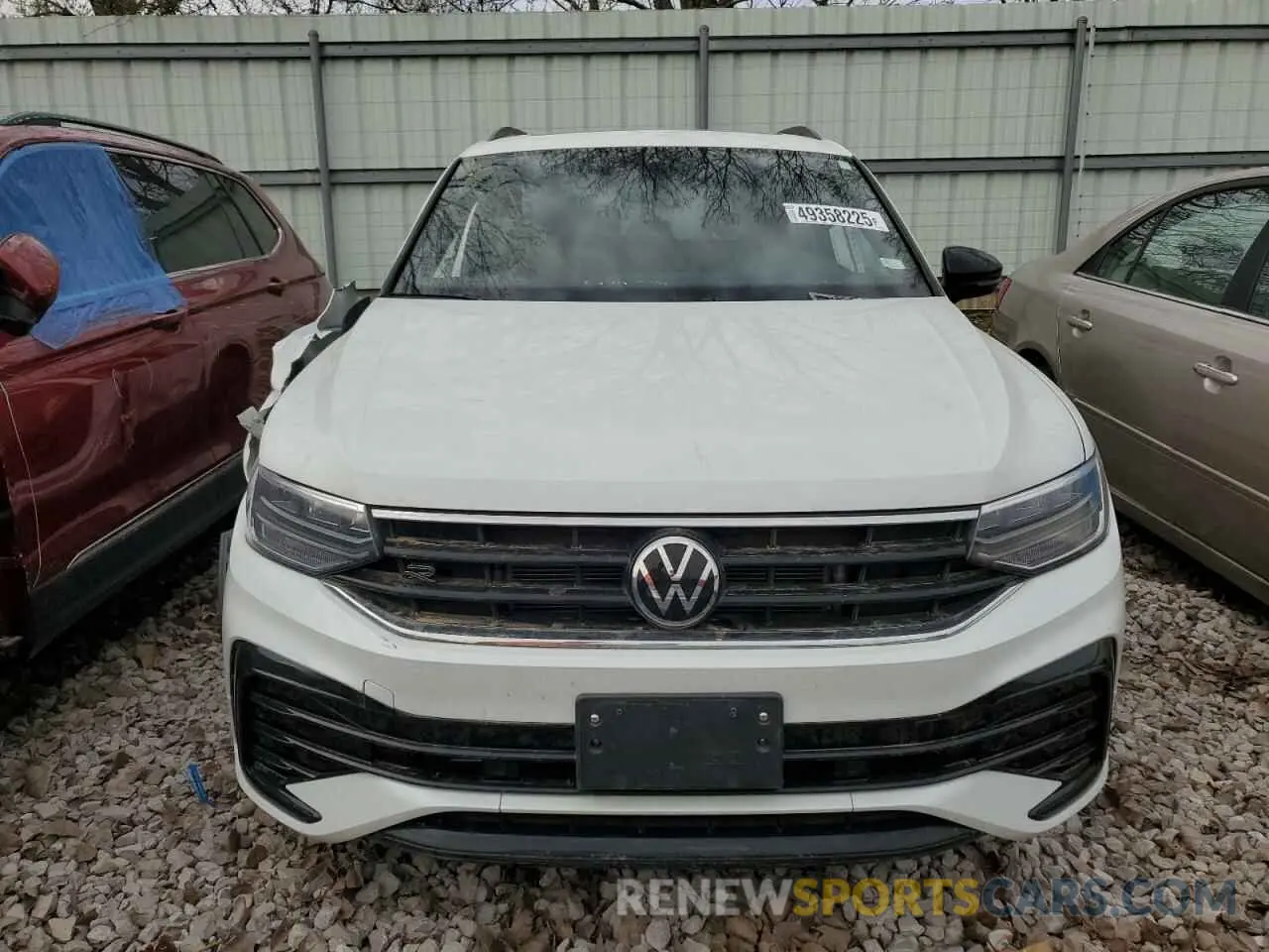 5 fotografías del automóvil dañado 3VVCB7AX7NM058155 VOLKSWAGEN TIGUAN 2022