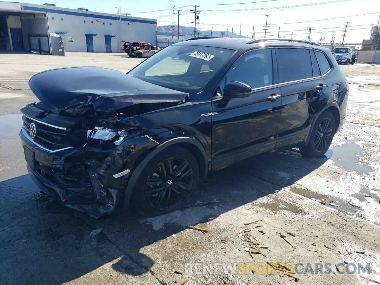1 fotografías del automóvil dañado 3VVCB7AX7NM098459 VOLKSWAGEN TIGUAN 2022