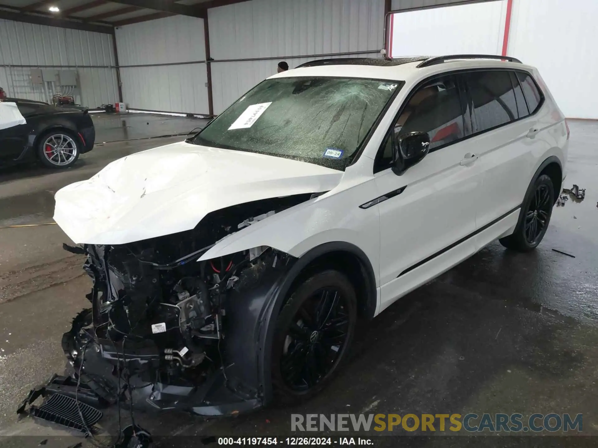 2 fotografías del automóvil dañado 3VVCB7AX8NM139424 VOLKSWAGEN TIGUAN 2022