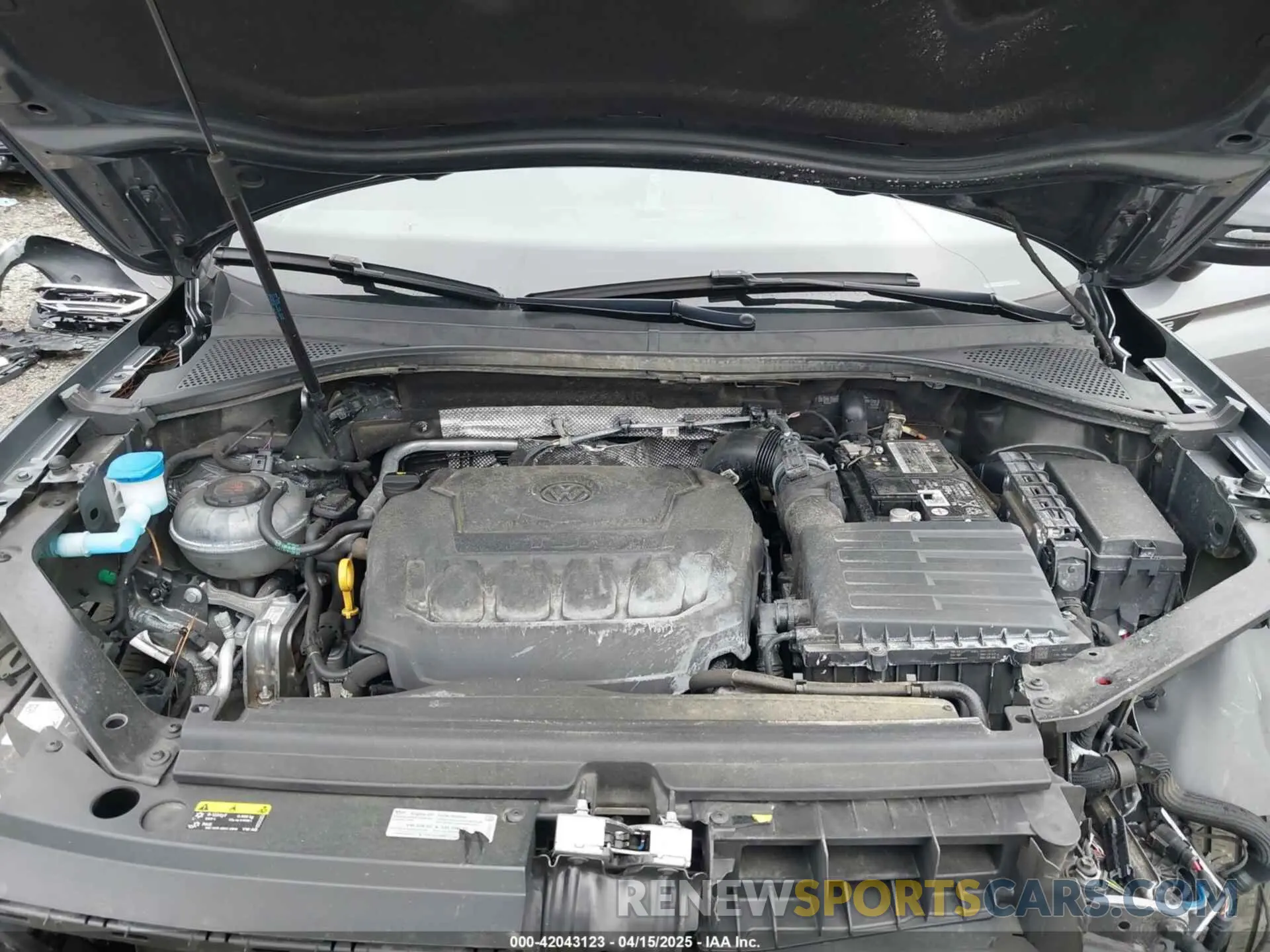 10 fotografías del automóvil dañado 3VVCB7AX9NM014741 VOLKSWAGEN TIGUAN 2022