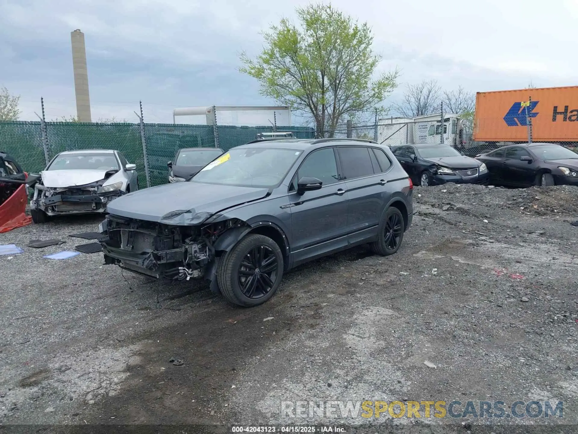 2 fotografías del automóvil dañado 3VVCB7AX9NM014741 VOLKSWAGEN TIGUAN 2022