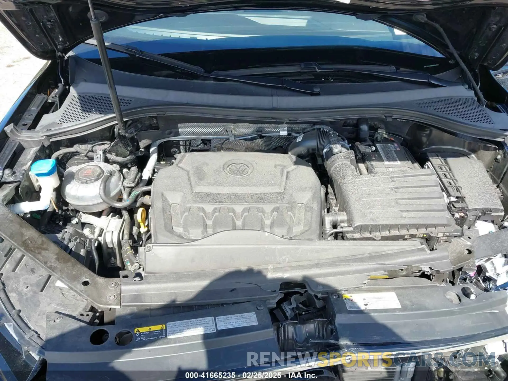 10 fotografías del automóvil dañado 3VVCB7AX9NM054351 VOLKSWAGEN TIGUAN 2022