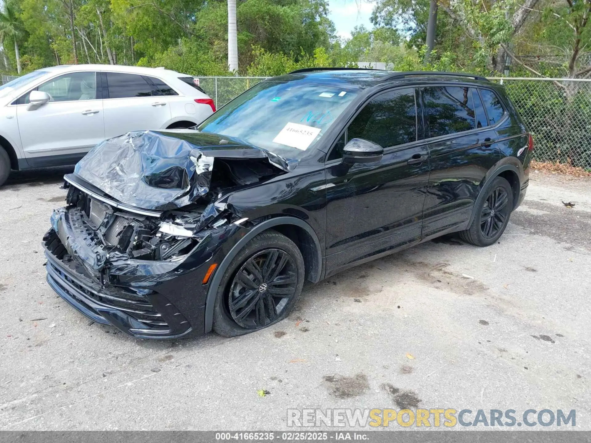2 fotografías del automóvil dañado 3VVCB7AX9NM054351 VOLKSWAGEN TIGUAN 2022