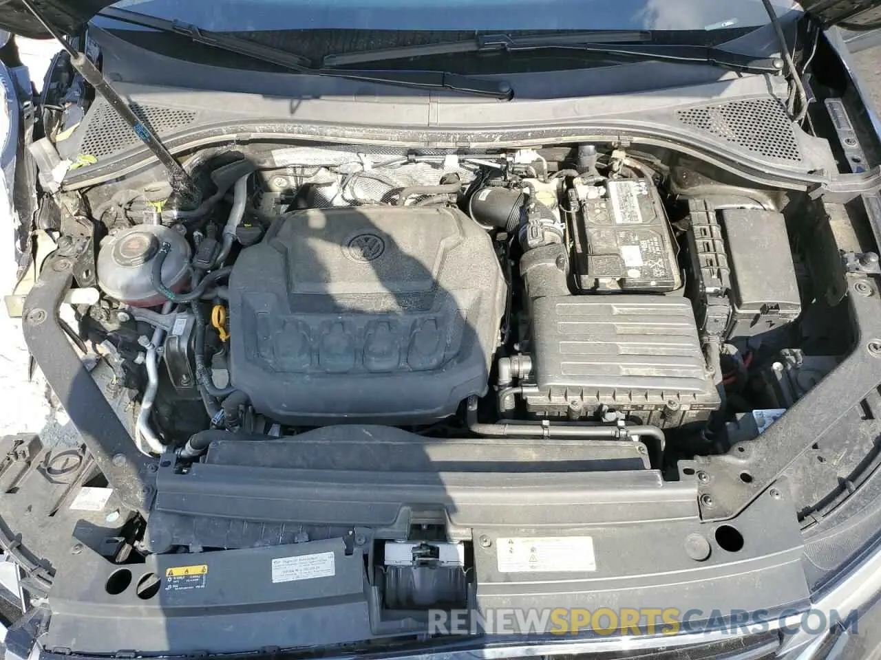 12 fotografías del automóvil dañado 3VVCB7AXXNM044895 VOLKSWAGEN TIGUAN 2022