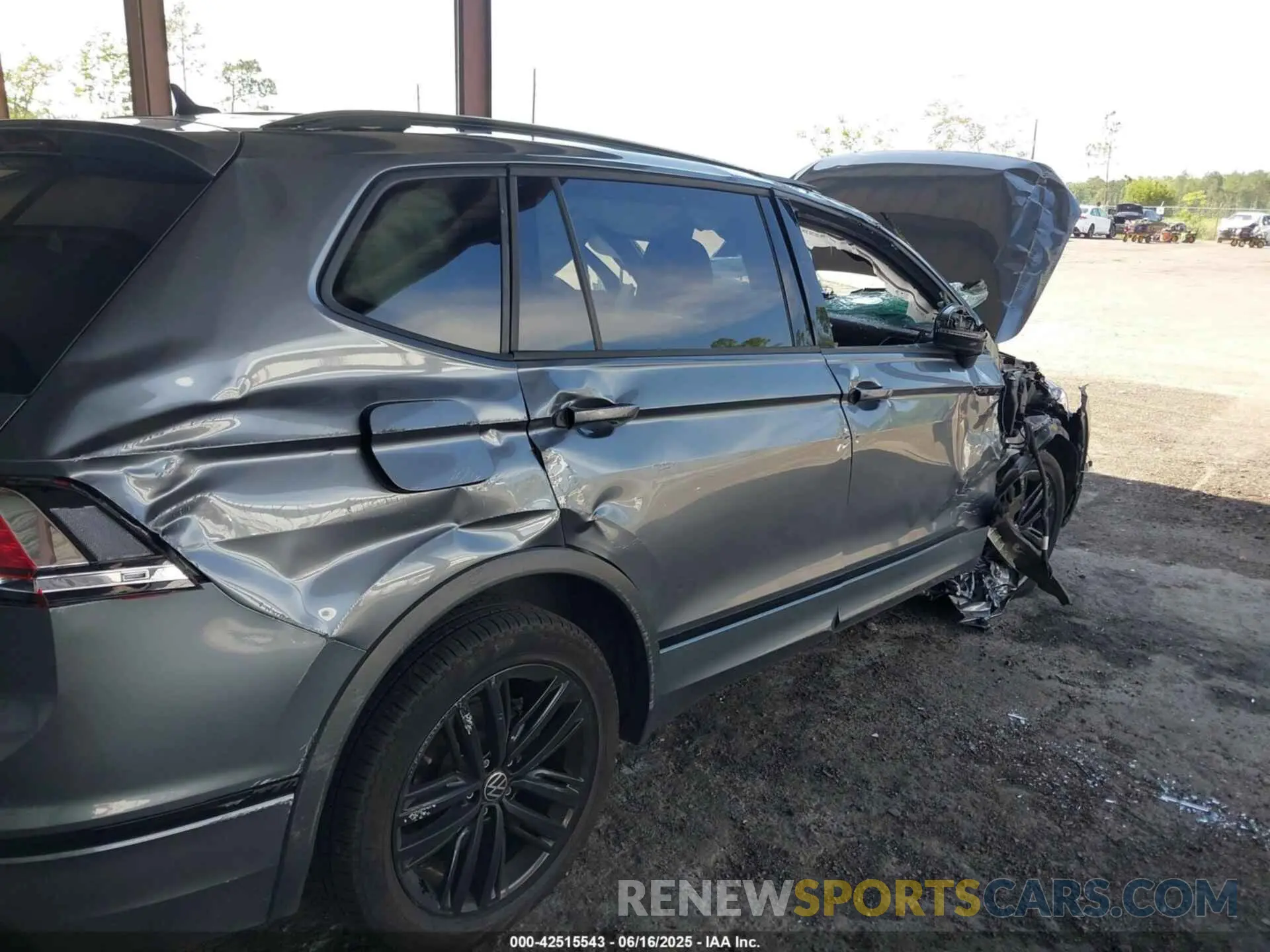 6 fotografías del automóvil dañado 3VVCB7AXXNM091425 VOLKSWAGEN TIGUAN 2022