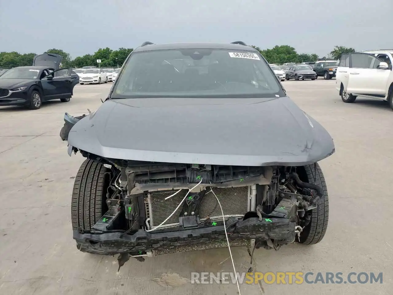 5 fotografías del automóvil dañado 3VVCB7AXXNM113777 VOLKSWAGEN TIGUAN 2022