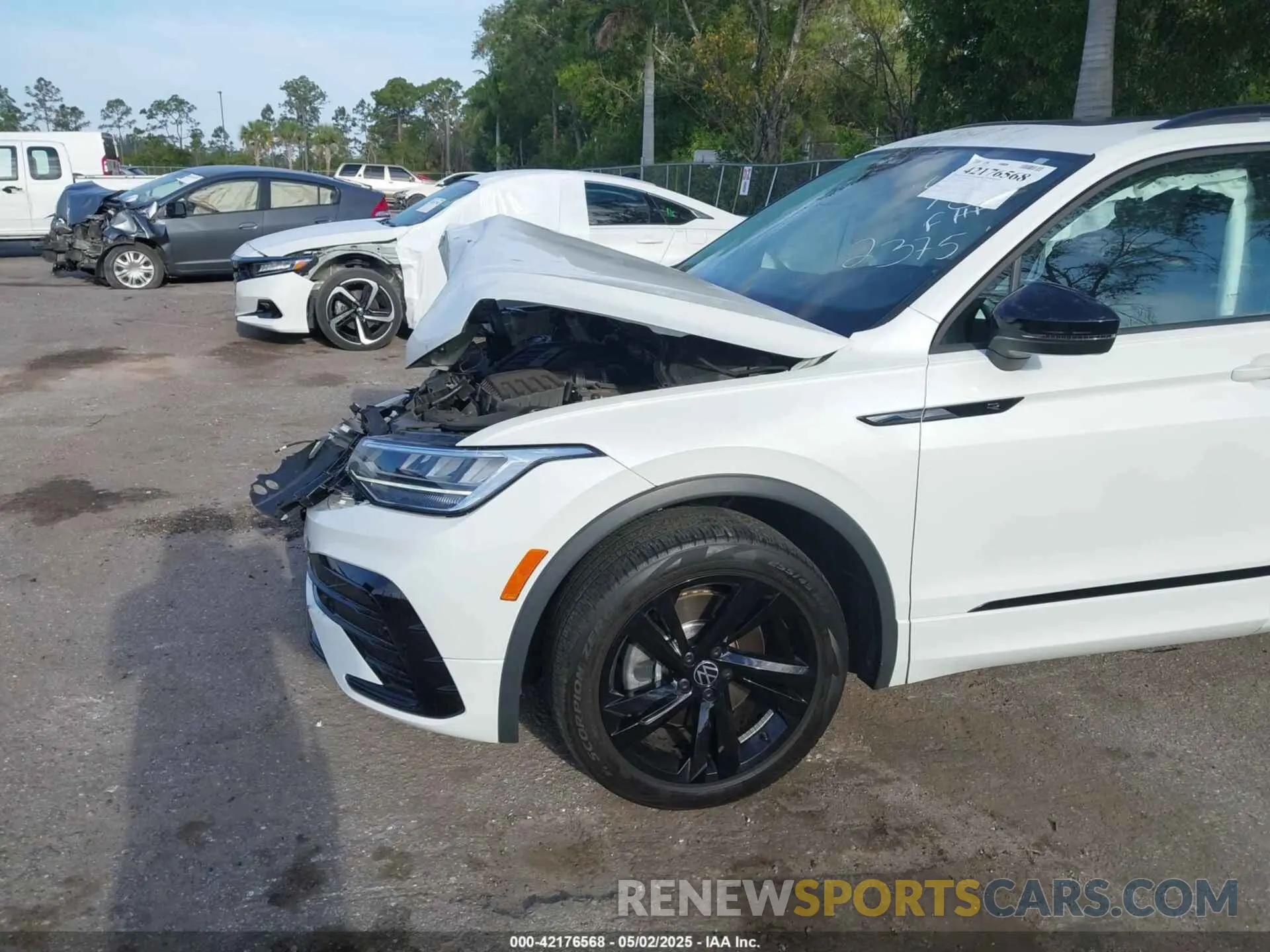 6 fotografías del automóvil dañado 3VVCB7AX0PM092375 VOLKSWAGEN TIGUAN 2023