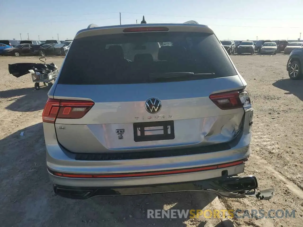 6 fotografías del automóvil dañado 3VVCB7AX0PM107991 VOLKSWAGEN TIGUAN 2023