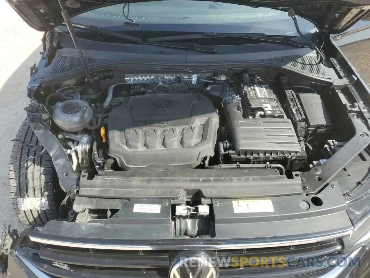 12 fotografías del automóvil dañado 3VVCB7AX1PM037076 VOLKSWAGEN TIGUAN 2023