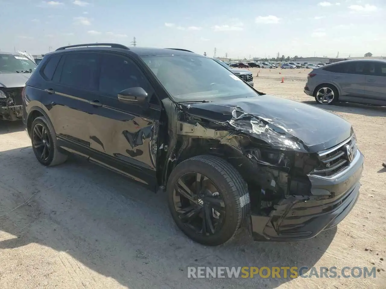 4 fotografías del automóvil dañado 3VVCB7AX1PM037076 VOLKSWAGEN TIGUAN 2023