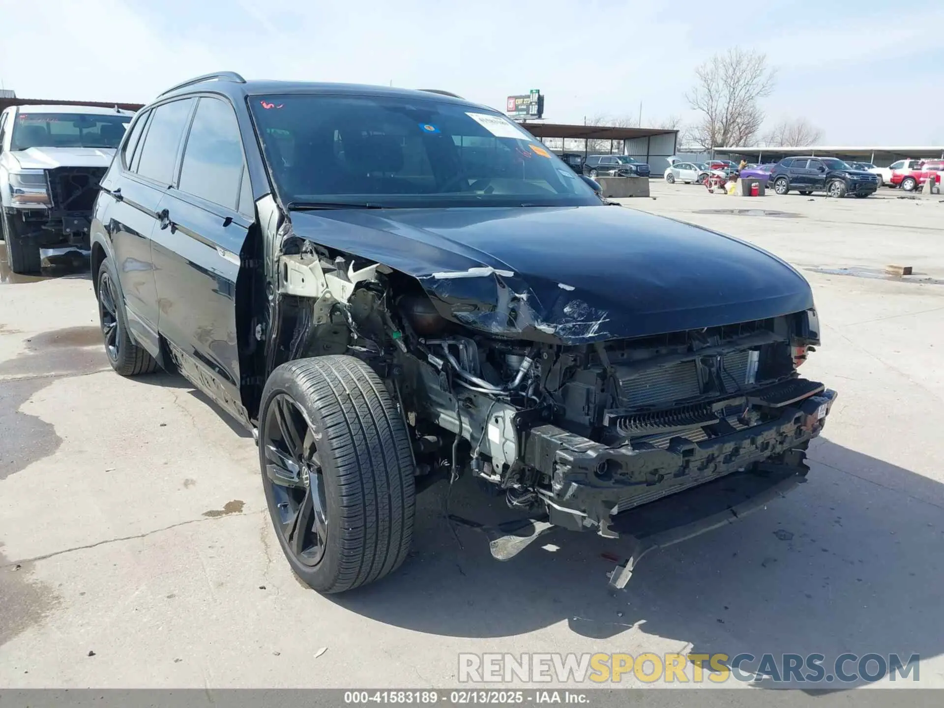 6 fotografías del automóvil dañado 3VVCB7AX5PM139416 VOLKSWAGEN TIGUAN 2023