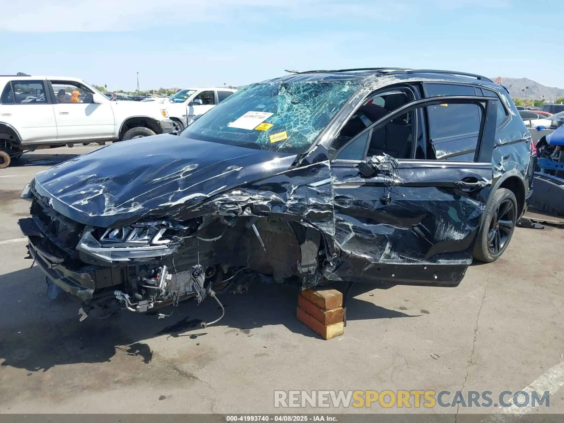 6 fotografías del automóvil dañado 3VVCB7AX9PM014564 VOLKSWAGEN TIGUAN 2023
