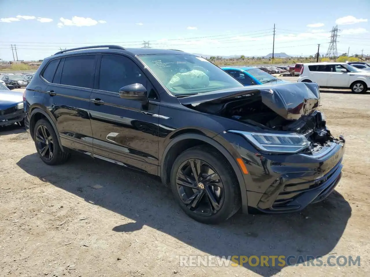 4 fotografías del automóvil dañado 3VVCB7AXXPM038789 VOLKSWAGEN TIGUAN 2023