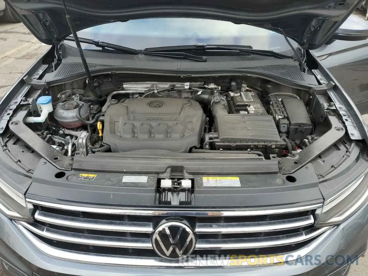 12 fotografías del automóvil dañado 3VVMB7AX8PM072198 VOLKSWAGEN TIGUAN 2023