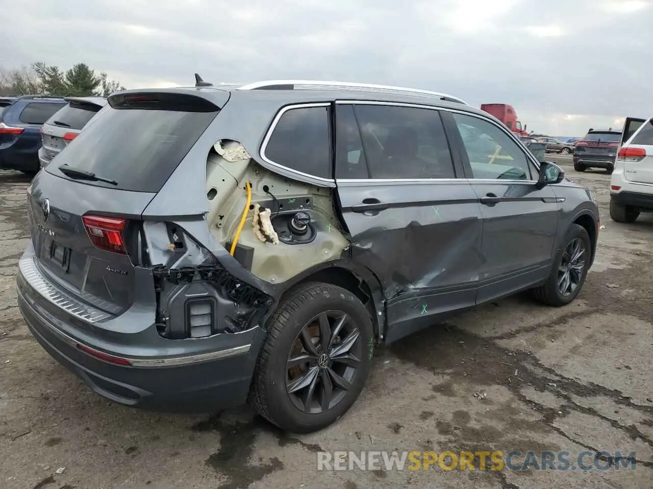 3 fotografías del automóvil dañado 3VVMB7AX8PM072198 VOLKSWAGEN TIGUAN 2023