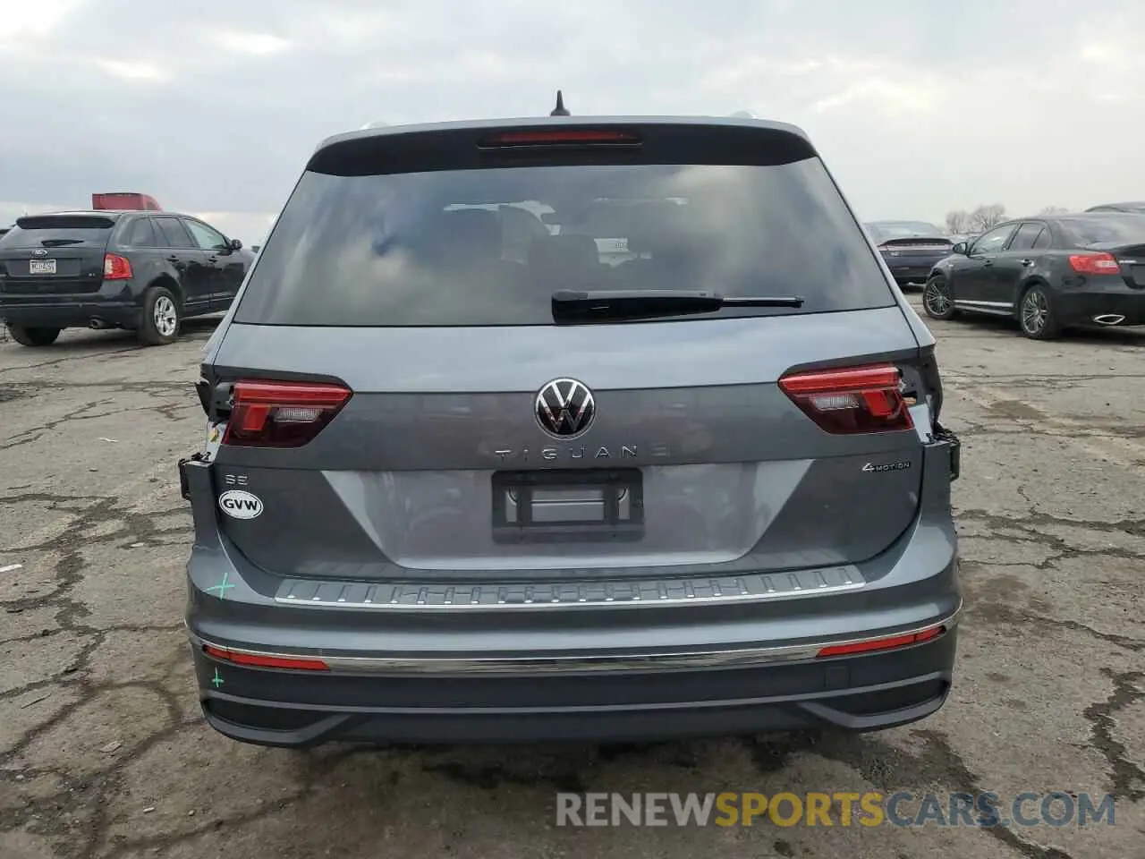 6 fotografías del automóvil dañado 3VVMB7AX8PM072198 VOLKSWAGEN TIGUAN 2023