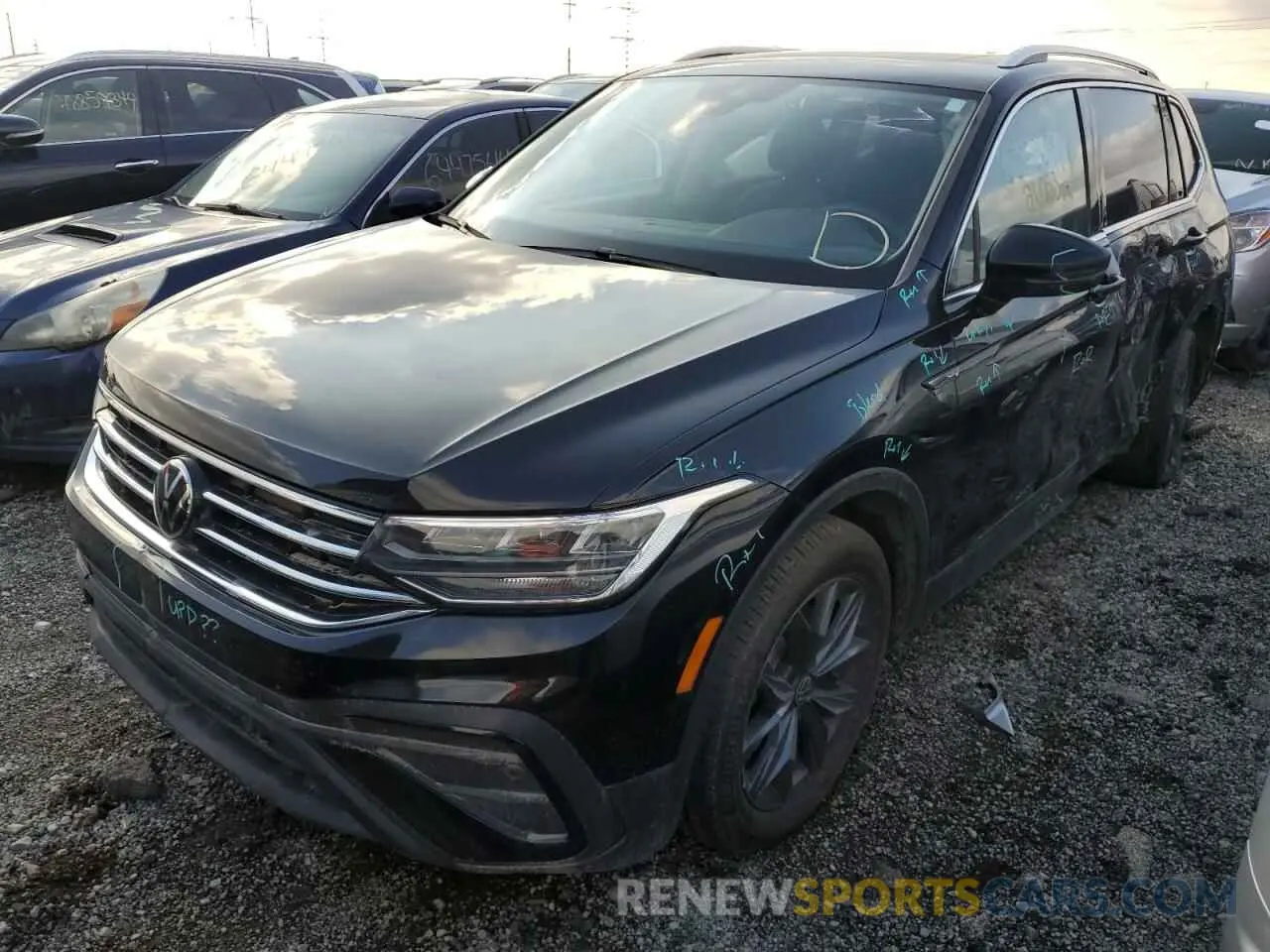 1 fotografías del automóvil dañado 3VVMB7AX9PM026718 VOLKSWAGEN TIGUAN 2023