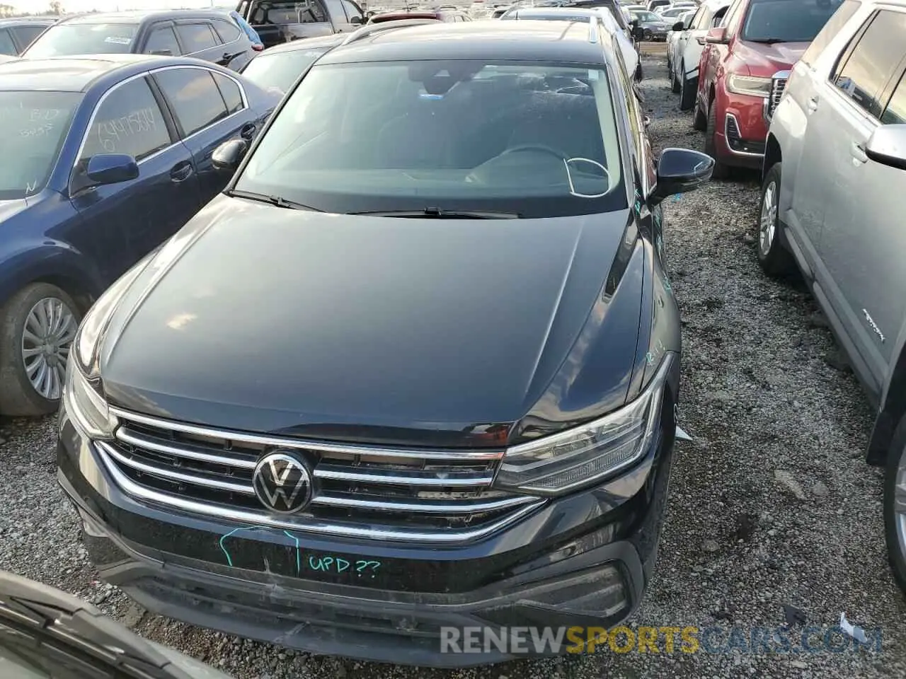 5 fotografías del automóvil dañado 3VVMB7AX9PM026718 VOLKSWAGEN TIGUAN 2023