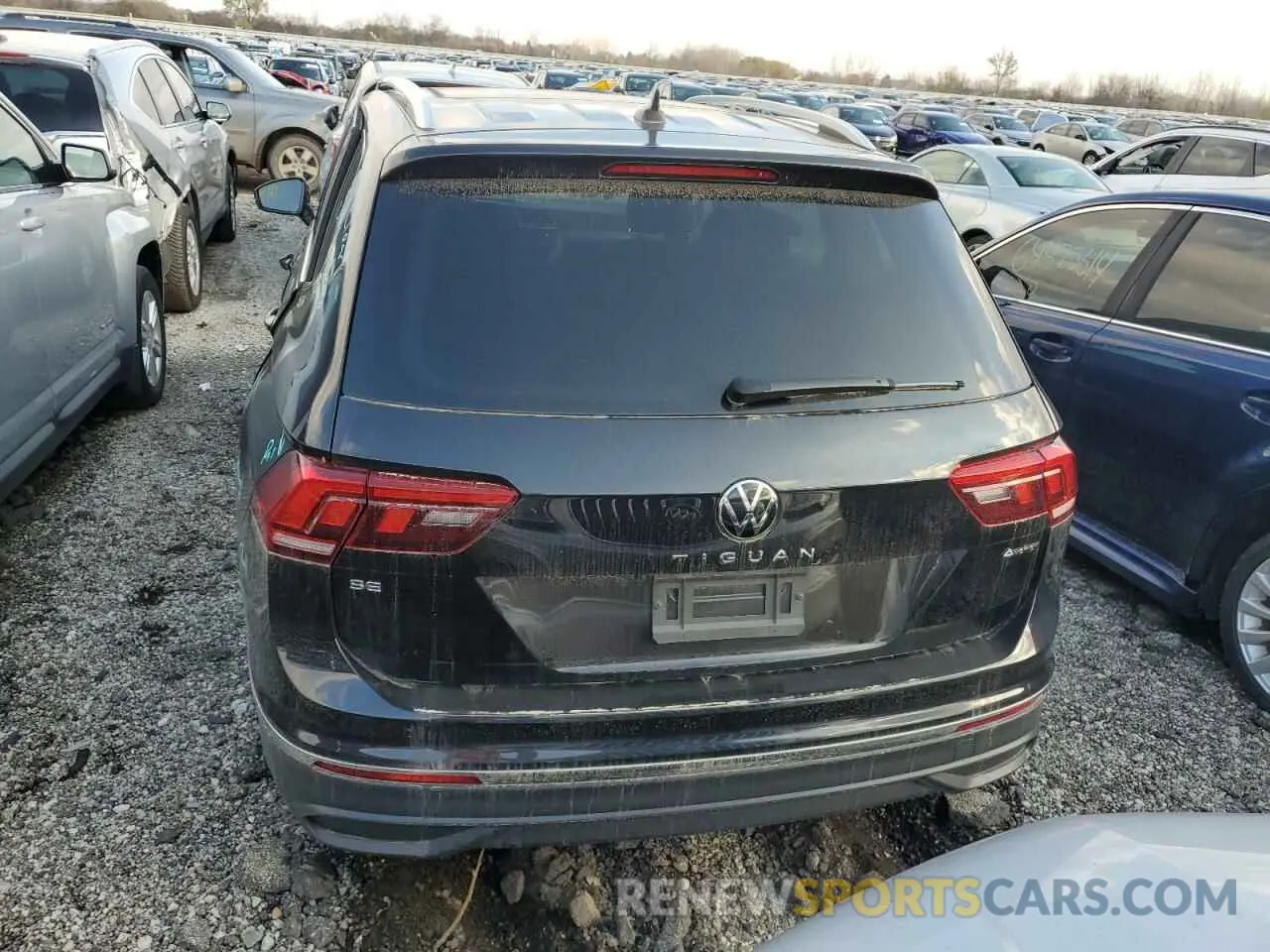 6 fotografías del automóvil dañado 3VVMB7AX9PM026718 VOLKSWAGEN TIGUAN 2023