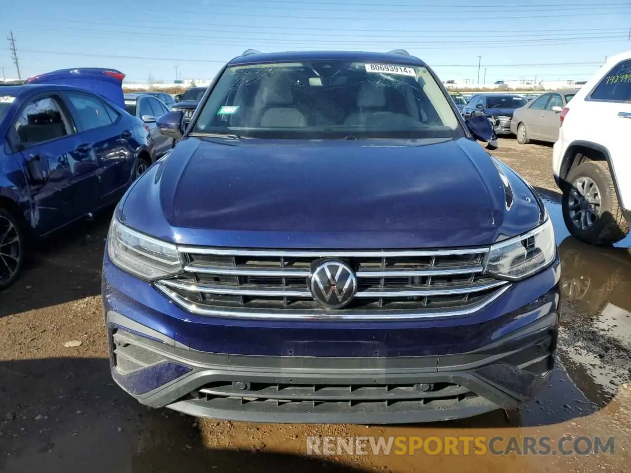 5 fotografías del automóvil dañado 3VVNB7AX4PM024346 VOLKSWAGEN TIGUAN 2023