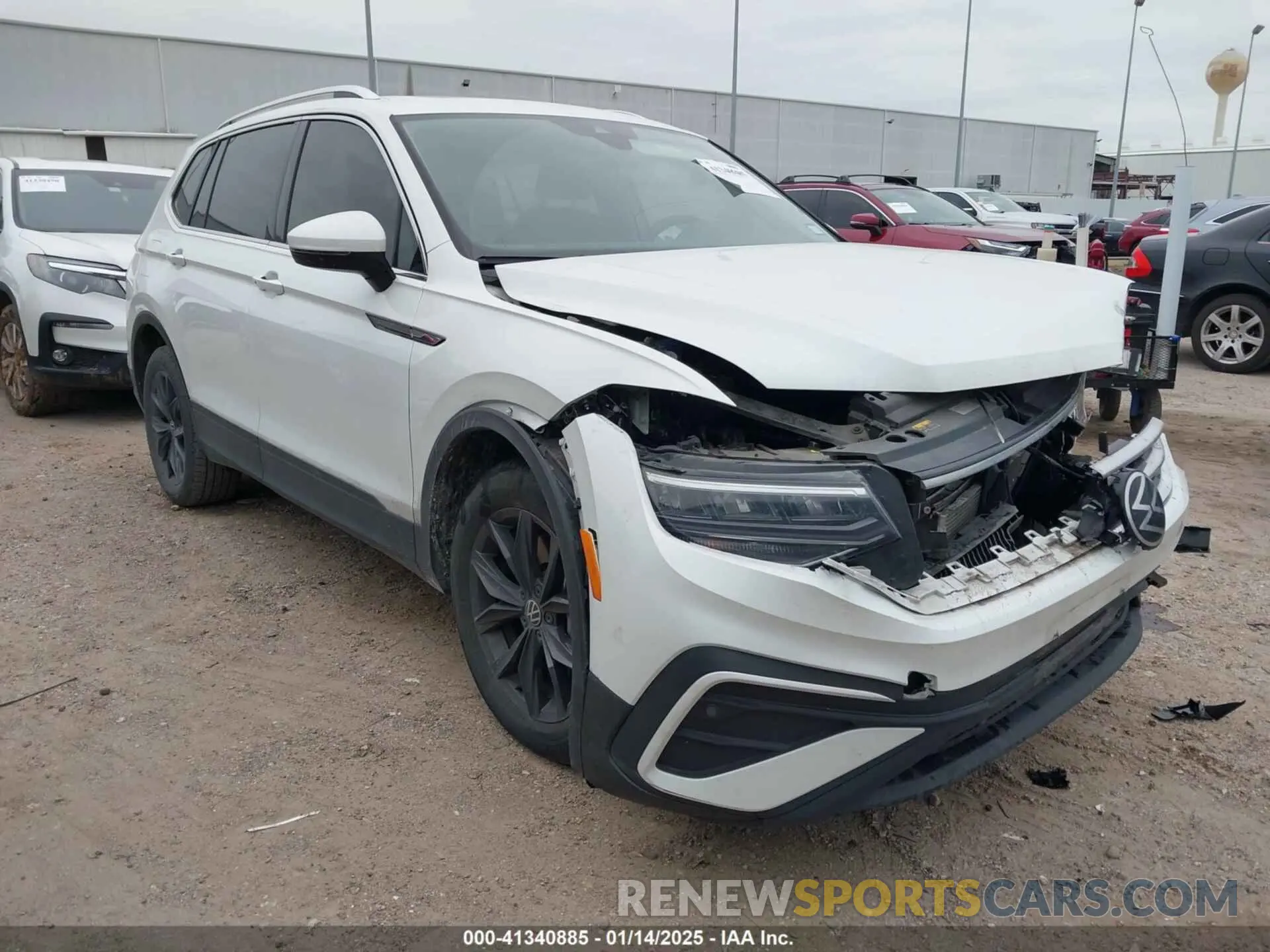 1 fotografías del automóvil dañado 3VVNB7AX8PM099759 VOLKSWAGEN TIGUAN 2023