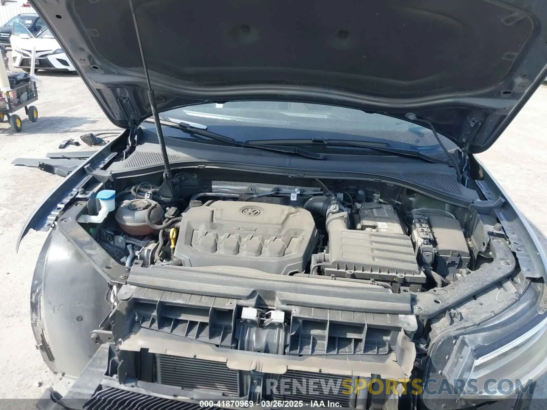 10 fotografías del automóvil dañado 3VVRB7AX9PM132401 VOLKSWAGEN TIGUAN 2023