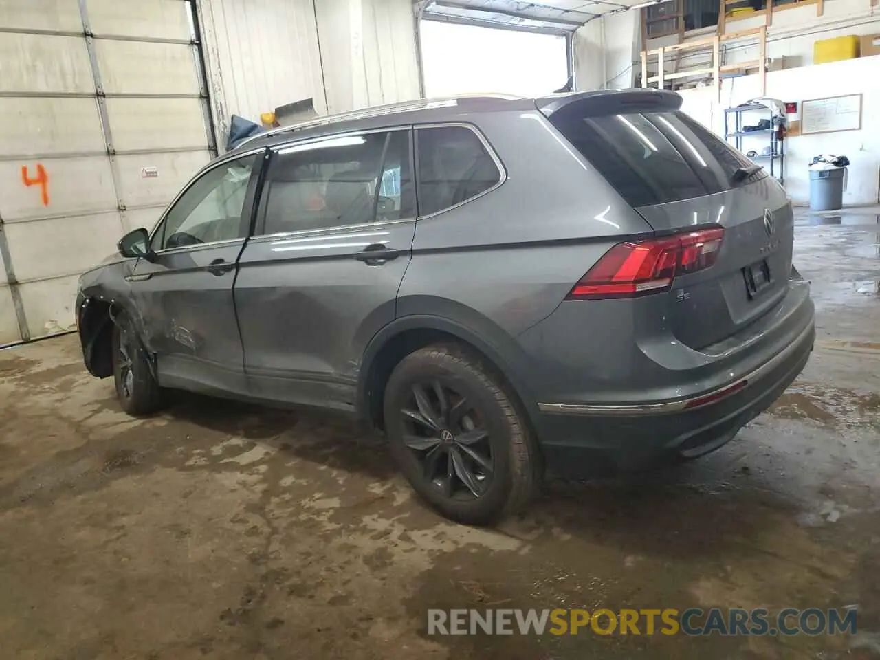 2 fotografías del automóvil dañado 3VV2B7AX3RM194106 VOLKSWAGEN TIGUAN 2024
