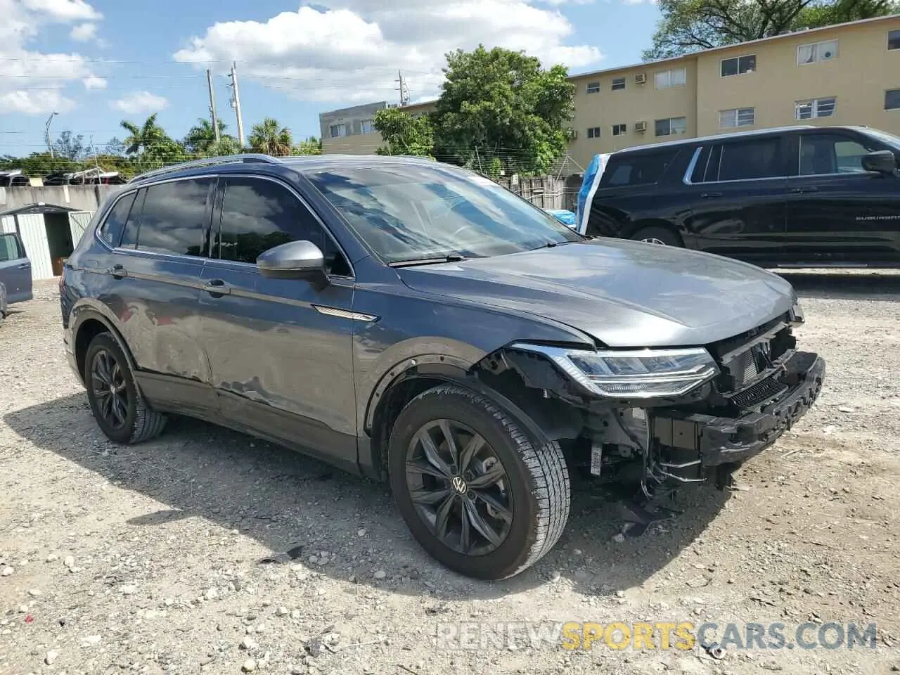 4 fotografías del automóvil dañado 3VV3B7AX1RM062160 VOLKSWAGEN TIGUAN 2024
