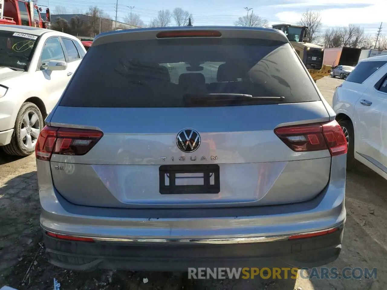 6 fotografías del automóvil dañado 3VV3B7AX2RM050020 VOLKSWAGEN TIGUAN 2024
